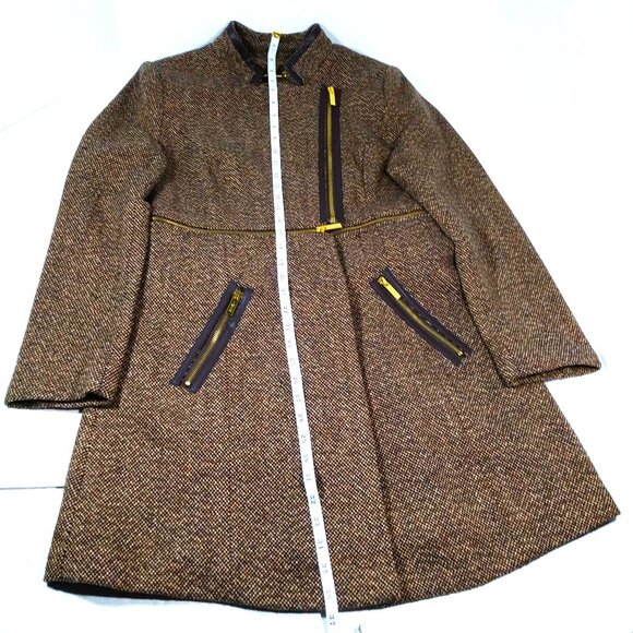Iman Platinum Transformer Coat, Brown- Size M - Picture 6 of 16